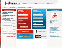 Tablet Screenshot of jobsystem.cz